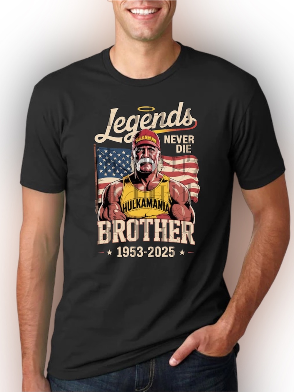 Legends Never Die Wrestling Tribute T-Shirt | Retro American Wrestling Fan tee